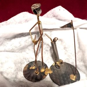 ❄️ Rock Creek Metal Craft, Nut and Bolt Golfer Metal Art